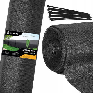 Pletivo, sieť - SN0033 TIENIACA SIEŤ ANTRACITOVÁ 185 GSM 1,5 X 25 M 100 PÁS.